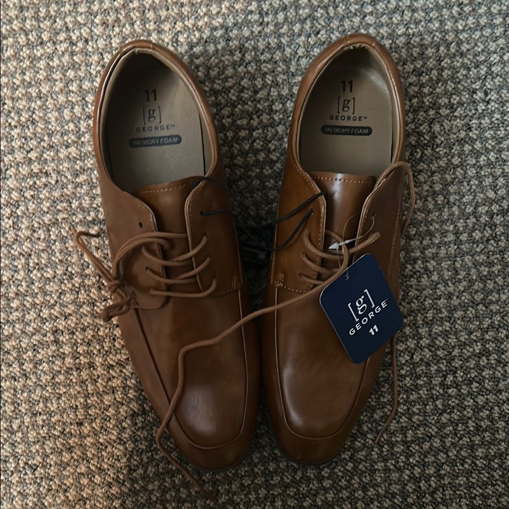 George Brown Leather Oxfords Classic Design